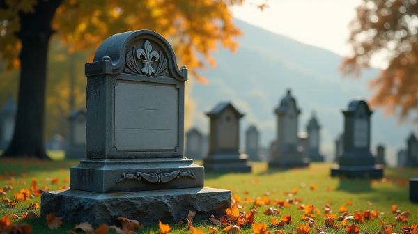 Le prix d'une pierre tombale : investissements raisonnables malgré les options